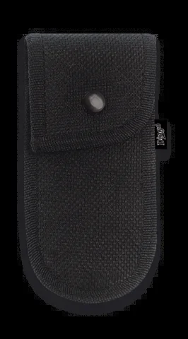 Funda Dingo Negro De Nylon Acolchado 13 X 6.5 Cm Sistema De Cierre Broche 34001