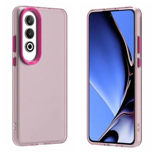 Funda Híbrida TPU para OnePlus Nord Ce4 a Prueba de Golpes Candy PC (Roja)