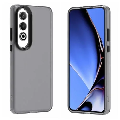 Funda híbrida TPU para OnePlus Nord CE4 Candy PC a prueba de golpes (Negra)