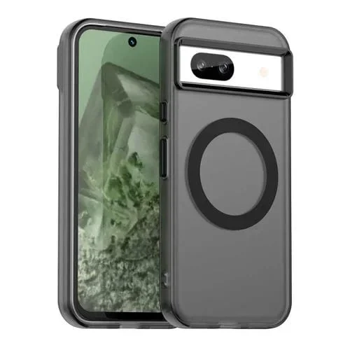 Funda híbrida TPU PC con Protección Magsafe Candy para Google Pixel 8A (Negra)