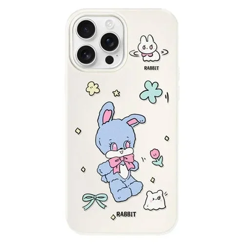 Funda híbrida TPU PC iPhone 13 Pro con Tacto Sedoso (Azul y Blanco)