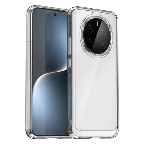 Funda híbrida TPU y Acrílico para Honor Magic7 Serie Colorida (Transparente)