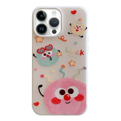Funda híbrida TPU y PC 2 en 1 iPhone 14 Pro Max Jelly (Lucky Monster)