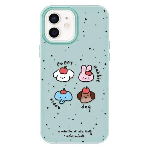 Funda híbrida TPU y PC iPhone 11 Tacto Sedoso y Gelatinoso (Verde)