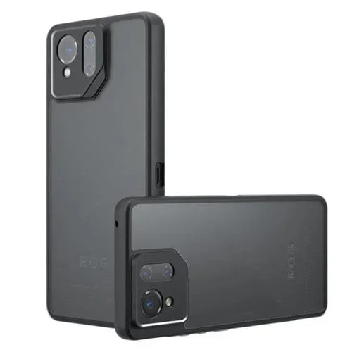 Funda Híbrida TPU y PC para Asus Rog Phone 9/9 Pro con Orificio Preciso (Negro Esmerilado)