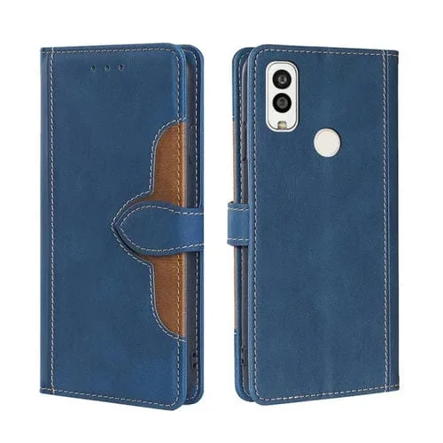 Funda Horizontal Flip de Cuero para Kyocera Android One S9/KC S304/Digno Sange Edition (Azul)
