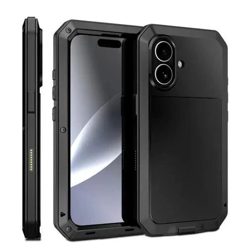 Funda impermeable IP54 a prueba de golpes para iPhone 17 (negra)