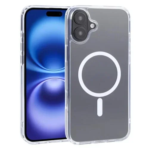 Funda Magnética Gebei Magsafe para iPhone 16 Transparente