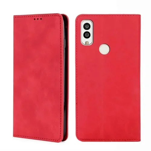Funda Magnética Horizontal Kyocera Android One S9-Kc S304 Digno Sanga Edition Flip (Rojo)