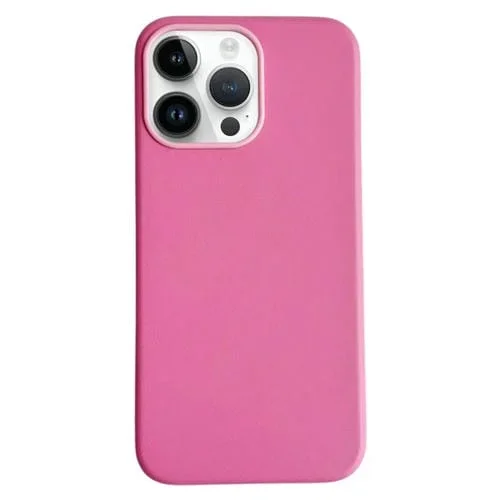 Funda Magnética Magsafe iPhone 13 Pro Cuero Color Puro (Rosa)