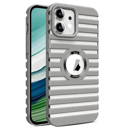 Funda Magnética para Teléfono iPhone 11 con PC Magsafe y Disipación de Calor Hueca (Gris)