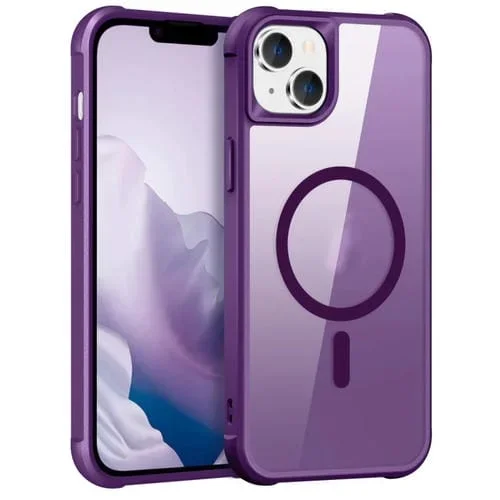 Funda Magnética para Teléfono iPhone 15 Magsafe (Púrpura)