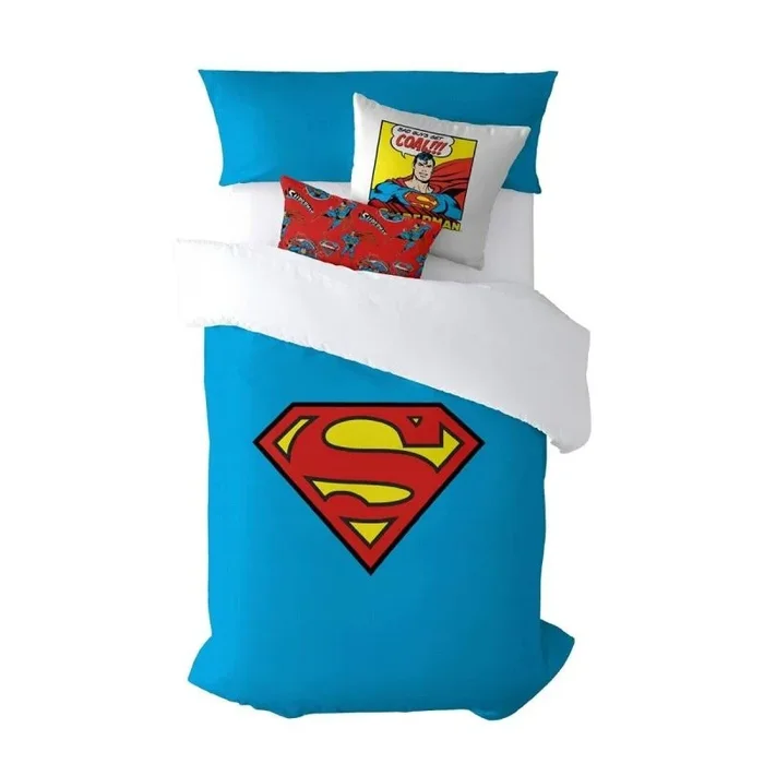 Funda nórdica superman superman multicolor 175 hilos 180 x 220 cm
