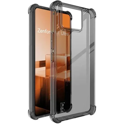 Funda para Asus Zenfone 11 Ultra 5G Imak Airbag TPU a Prueba de Golpes (Negro Transparente)