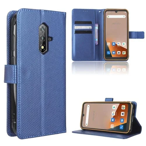 Funda para BlackView Bv5200 con Textura Diamante en Cuero (Azul)
