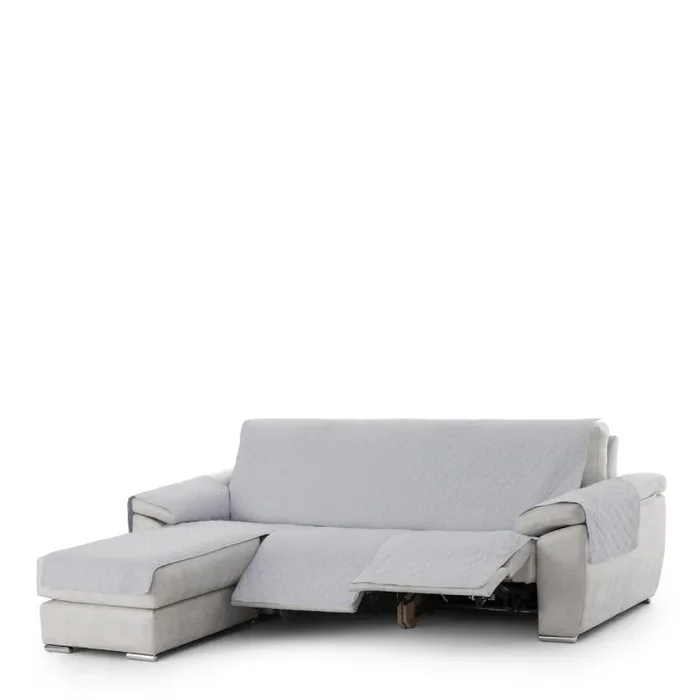 Funda para chaise longue de brazo corto izquierdo eysa montblanc gris 100 x 110 x 240 cm