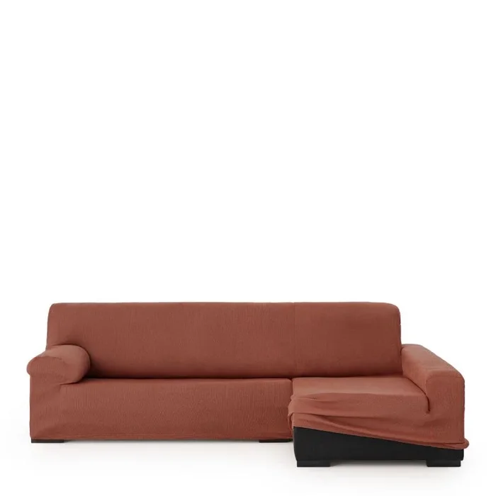 Funda para chaise longue de brazo largo derecho eysa ulises marrón 170 x 110 x 310 cm