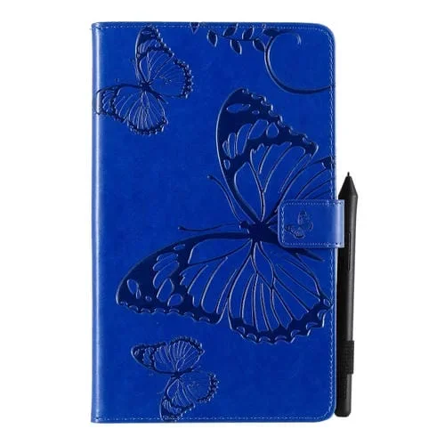 Funda para Galaxy Tab A 8.0 (2019) Cuero PU con Soporte y Ranuras (Azul)