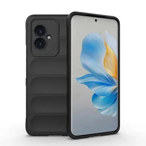 Funda para Honor 100 5G Magic Shield TPU + Franela (Negro)
