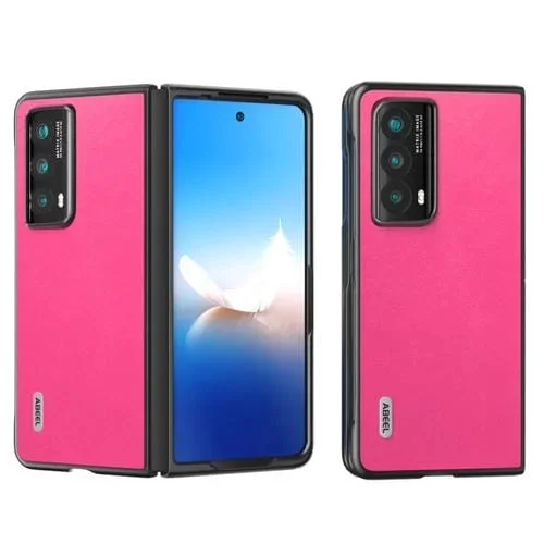 Funda para Honor Magic Vs2 Abeel Haze Texture PU para Teléfono (Rojo)