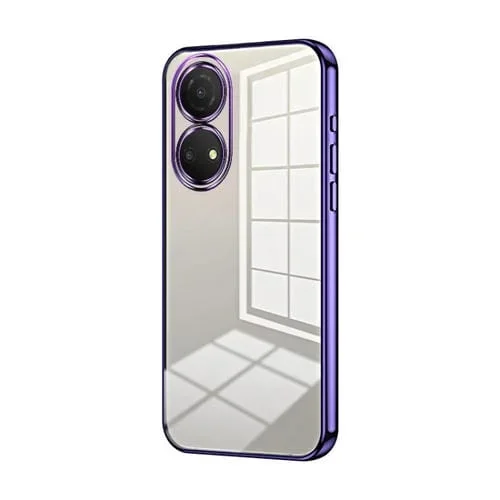 Funda para Honor Play 30 Plus con Orificio Fino y Revestimiento Transparente (Púrpura)