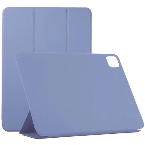 Funda para iPad Pro 12.9 (2020) Cuero PU Magnética con Soporte Plegable y Función Suspensión (Púrpura)