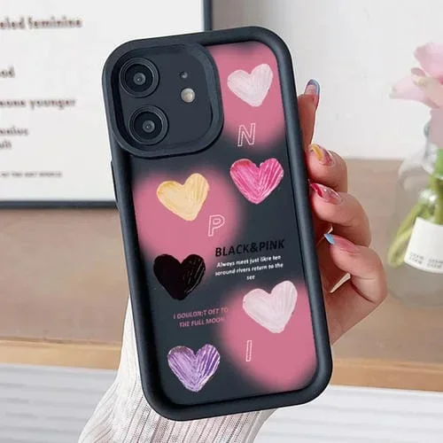 Funda para iPhone 11 Diamond Sand TPU Cobertura Total (Negro)
