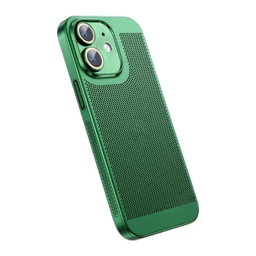 Funda para iPhone 11 Ice Sense Disipación de Calor Galvanoplastia PC (Verde)