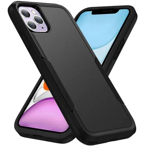 Funda para iPhone 11 Pro Pioneer Armor Heavy Duty a Prueba de Golpes (Negro)