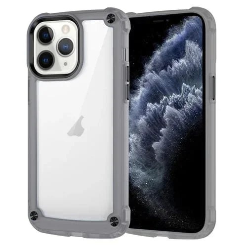 Funda para iPhone 11 Pro Skin Feel TPU + PC Phone Case (Negro Transparente)