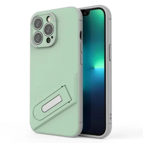 Funda para iPhone 13 Pro Invisible Holder TPU + PC Phone Case (Verde)