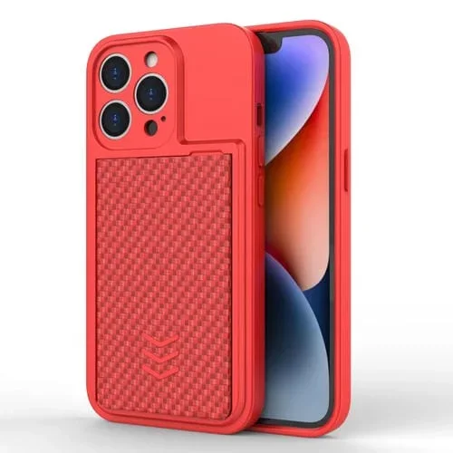 Funda para iPhone 13 Pro Magic Cards Box TPU + PC Phone Case (Rojo)