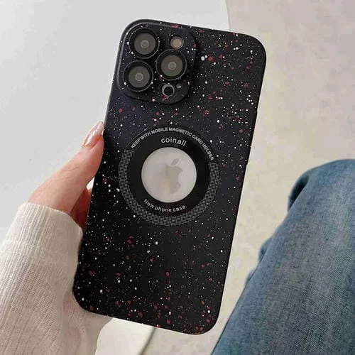 Funda para iPhone 13 Pro Max Splash Ink Magsafe Magnética (Negro)