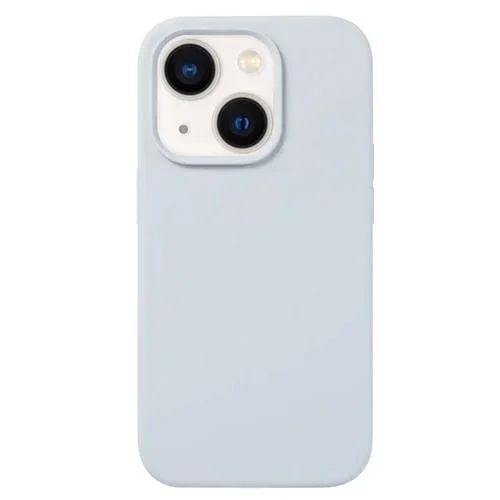 Funda para iPhone 15 Plus Silicona Líquida para Teléfono (Gris Azul)