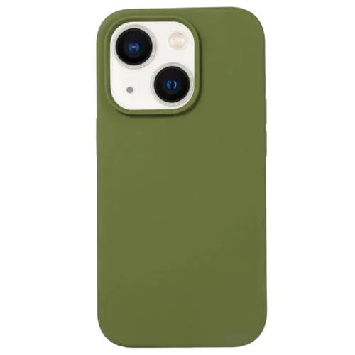 Funda para iPhone 15 Silicona Líquida Protección (Verde Pino)