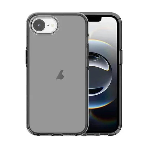 Funda para iPhone 16E Terminator Transparente a Prueba de Golpes (Gris)