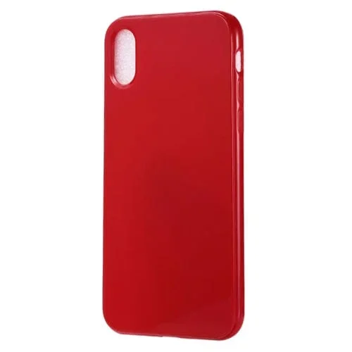 Funda para iPhone Xs Max Candy Color TPU Case (Rojo)