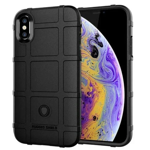 Funda para iPhone Xs TPU a Prueba de Golpes Cobertura Completa (Negro)