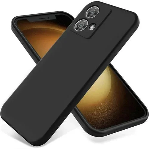 Funda para Motorola Edge 40 Neo a Prueba de Golpes Silicona Líquida (Negro)