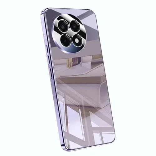 Funda para OnePlus Ace 5 diseño Cristal de Hielo Galvanizado cobertura Antigolpes (Morado)