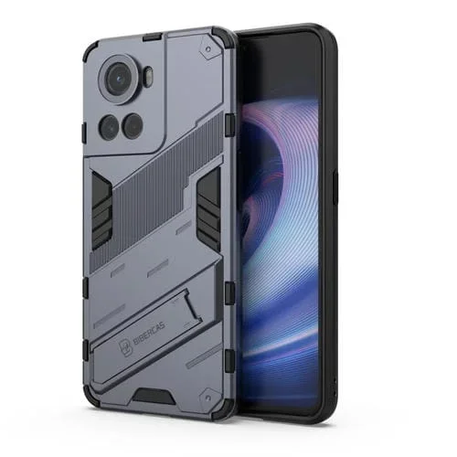 Funda para OnePlus Ace 5G Punk Armor PC + TPU con Soporte (Gris)
