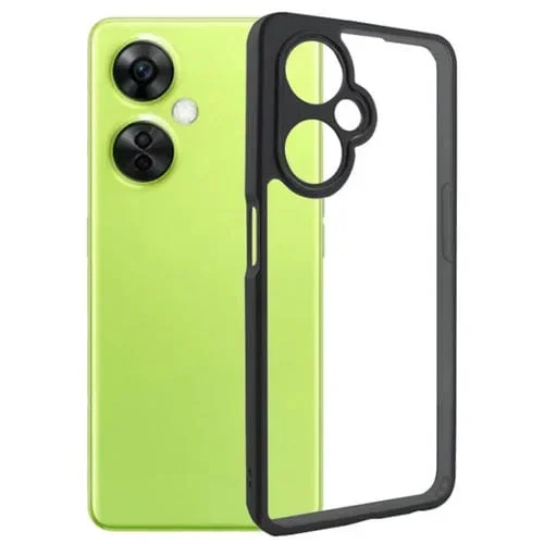 Funda para OnePlus Nord Ce 3 y Ce 3 Lite Frosted TPU + Transparente PC (Negro)