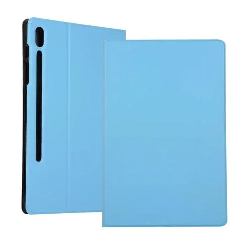 Funda para Tablet Cuero Voltaje Galaxy Tab S6 T860 con Tapa Horizontal Soporte (Azul Cielo)