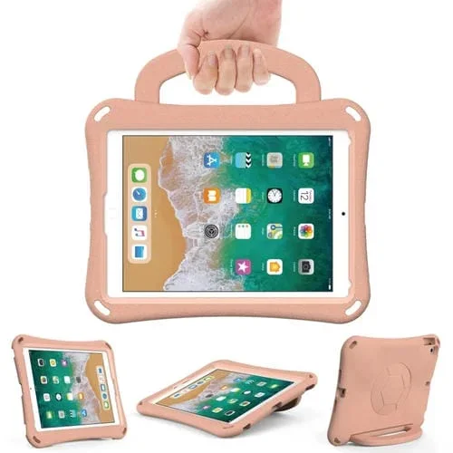 Funda para Tableta Eva iPad 9.7 2017/2018 Air 2 Handle a Prueba de Golpes (Rosa Claro)