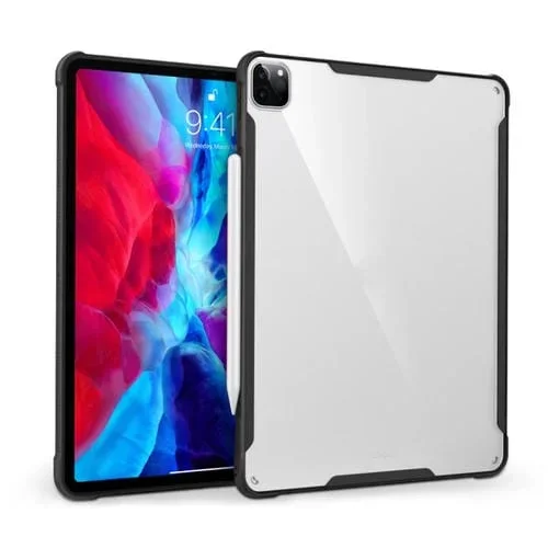 Funda para Tableta iPad Pro 12.9 (2020) PC + TPU a Prueba de Golpes (Negro)