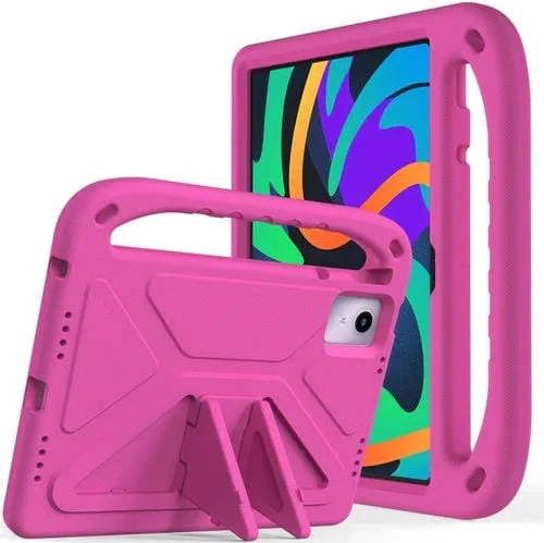 Funda para Tableta iPad Pro 13 2024 a Prueba de Golpes Eva con Mango y Soporte (Rosered)