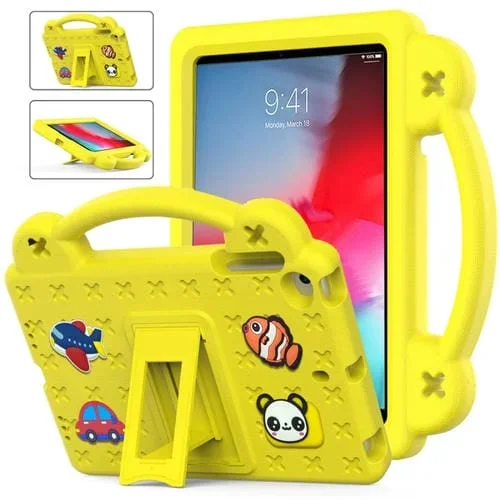 Funda para Tableta Mango Kickstand Niños Eva a Prueba de Golpes para iPad Mini 1/2/3/4/5 (Amarillo)