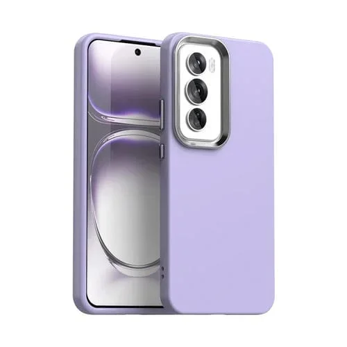 Funda para Teléfono a Prueba de Golpes para Oppo Reno12 5G Global Colorful Series (Morado)