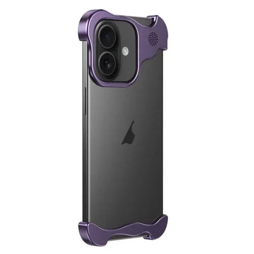 Funda para Teléfono Aleación sin Marco Aromaterapia iPhone 16 (Morado)