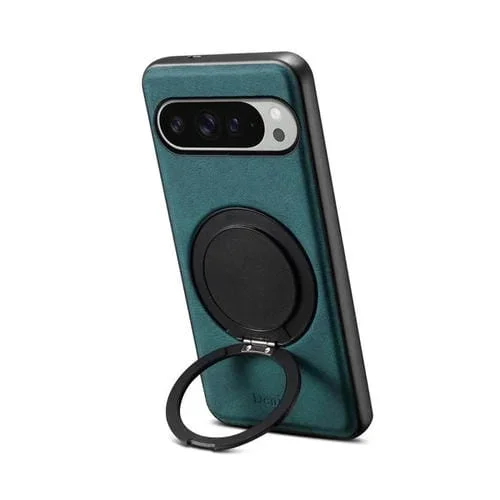 Funda para Teléfono Denior A14 Skin Feel con Soporte Giratorio Magsafe para Google Pixel 9 Pro XL (Azul)